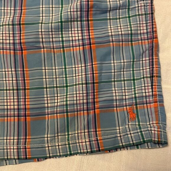 Ralph Lauren Plaid Swim Trunks - Picture 3 of 6